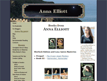 Tablet Screenshot of annaelliottbooks.com